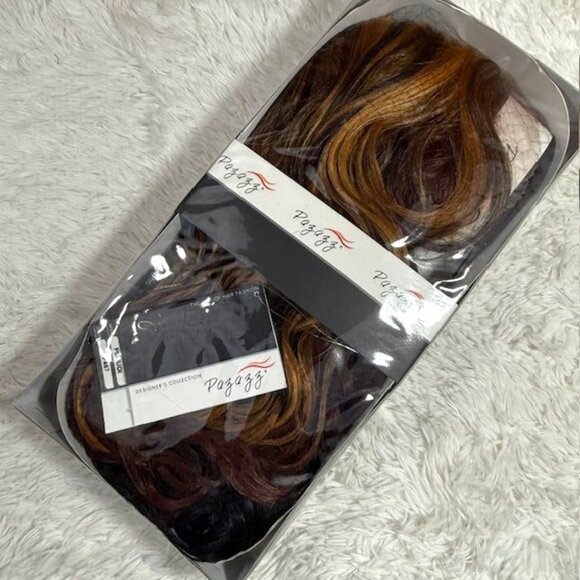 Pazazz PL-Judi Designer Collection 27" Lace Front Wavy Color F467 Synthetic Wig - Picture 1 of 16